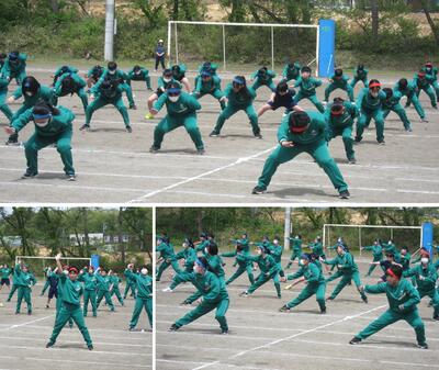 北北中ソーラン練習