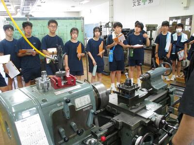 黒沢尻工業高校体験学習