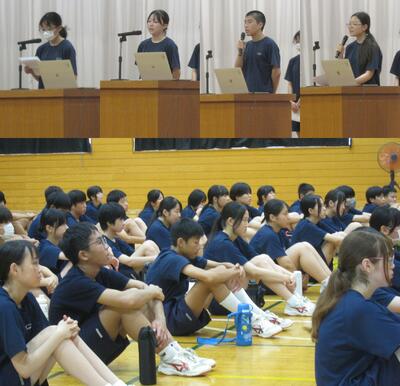 １学期終業式２